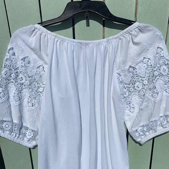 LOFT White Off Shoulder Top - Picture 5 of 6